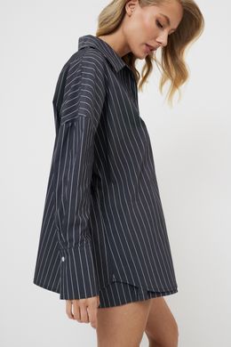 Трендовый Костюм шорты и рубашка из хлопка Melisande Aruelle, Графит, S