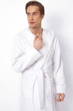 Мужской Хлопковый махровый халат с капюшоном Emerson Aruelle - 1