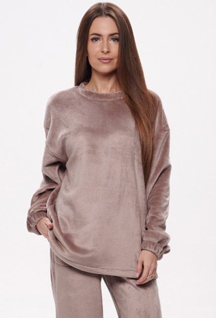 Теплая Женская пижам из флиса Wiktoria, Капучино, M
