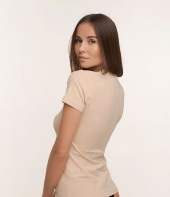 Жіноча футболка з бавовни з коротким рукавом LUNA