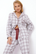 Теплая брючная Пижама в классическом стиле из фланели Lucille Aruelle - 2
