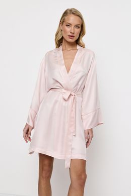 Легкий вискозный халатик Aara Aruelle, Розовый, M