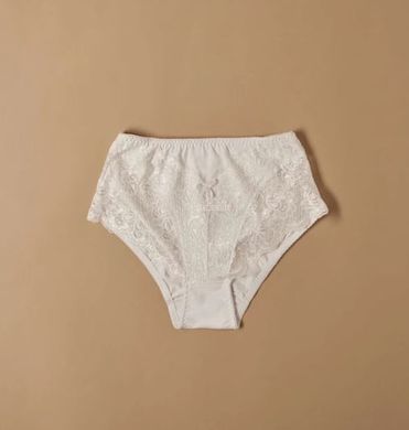 Высокие трусы Слипы-макси из хлопка и МОДАЛА с кружевом Jadea - 5