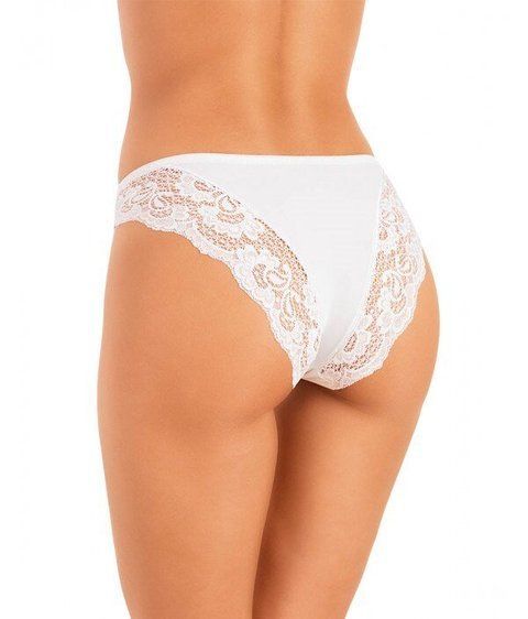Утонченные трусики слипы из мягкой микрофибры с кружевом Jadea - 1