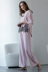 Брючная пижама из шерсти с кашемиром Felena, Розовый, S