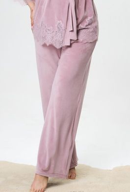 Женский велюровый костюм с кружевом Shato, ROSA ANTICO, S
