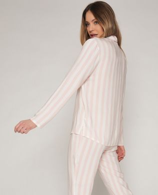 Классическая пижама в полоску с длинным рукавом Admas - 3