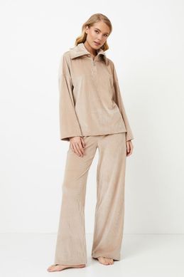 Вельветовый костюм кофта и штаны Quinn Aruelle, Бежевый, M