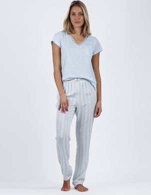 Женская пижама штаны с СУПЕР резинкой и футболка Admas - 1